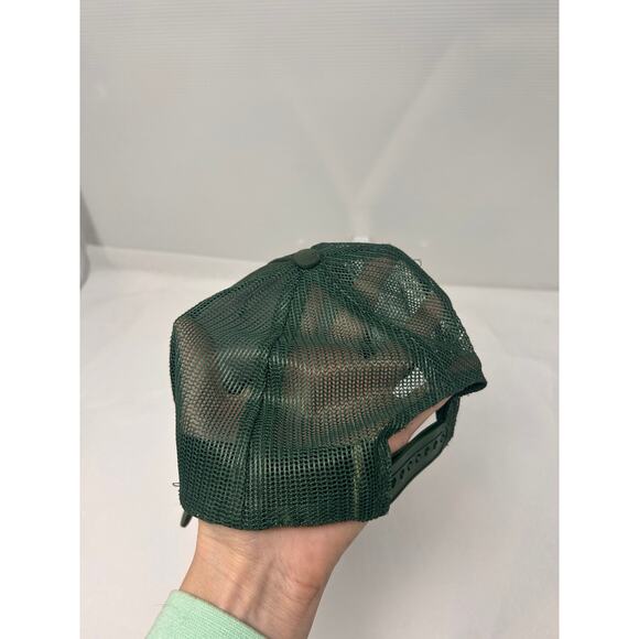 Bass Pro Shops Trucker Hat Green Mesh Snapback Fishing Outdoor Cap - Picture 4 of 5